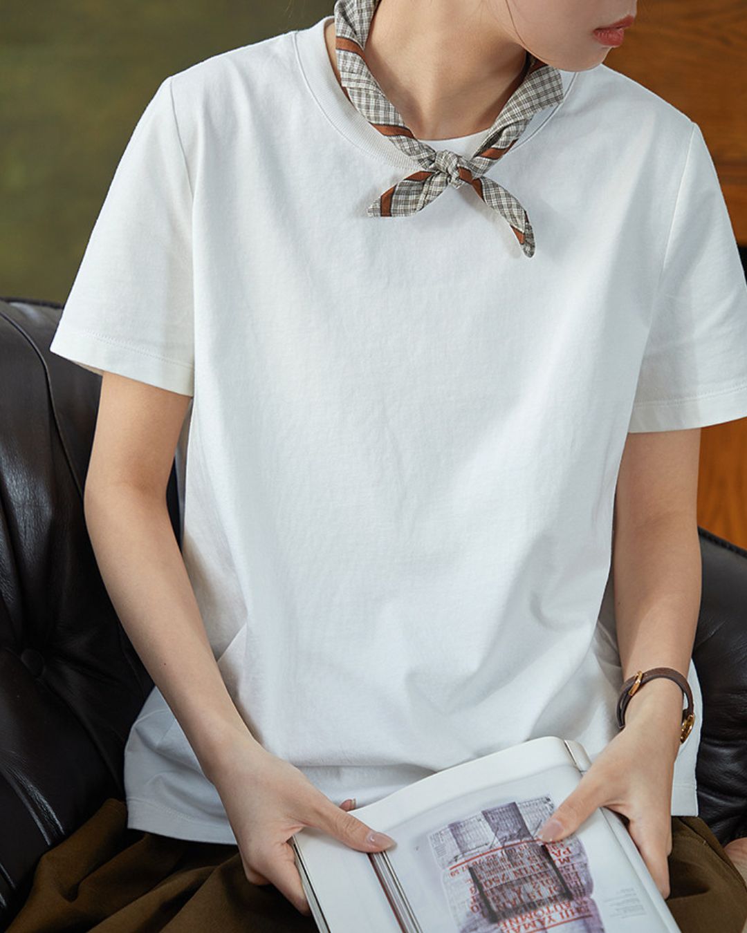 Slim Fit Classic Cotton T-Shirt　ST004