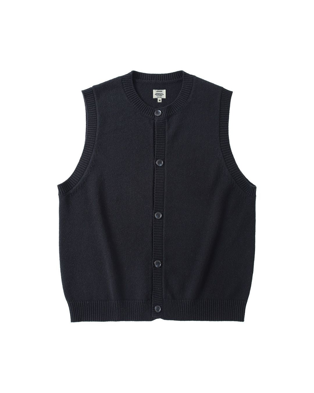 Basic Knit Cardigan Vest　VT018