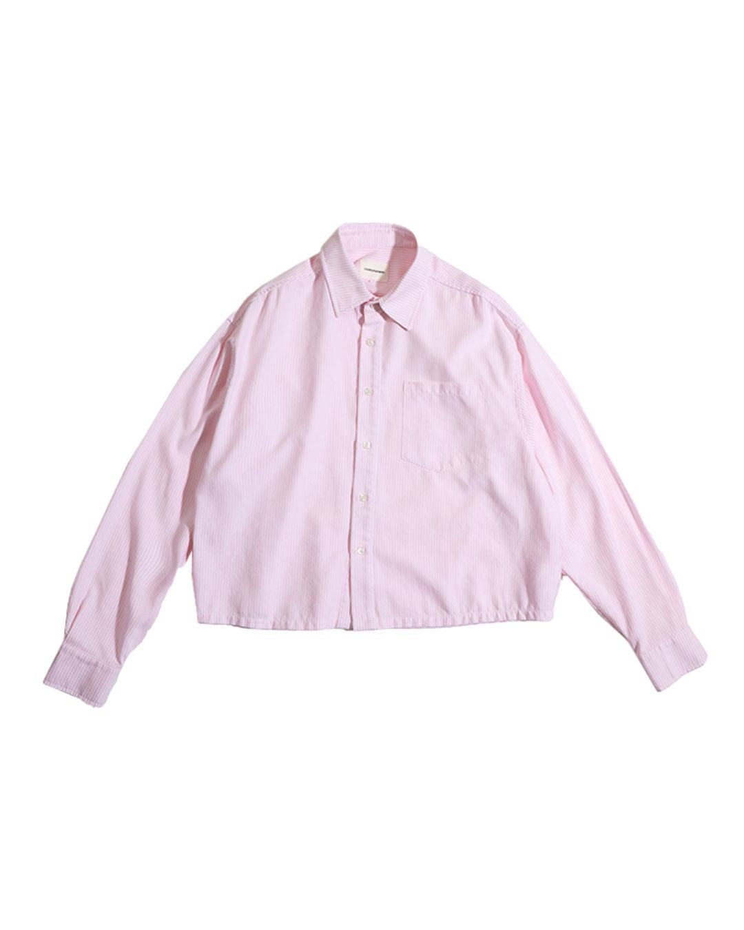 Striped Cropped Shirt　LS008