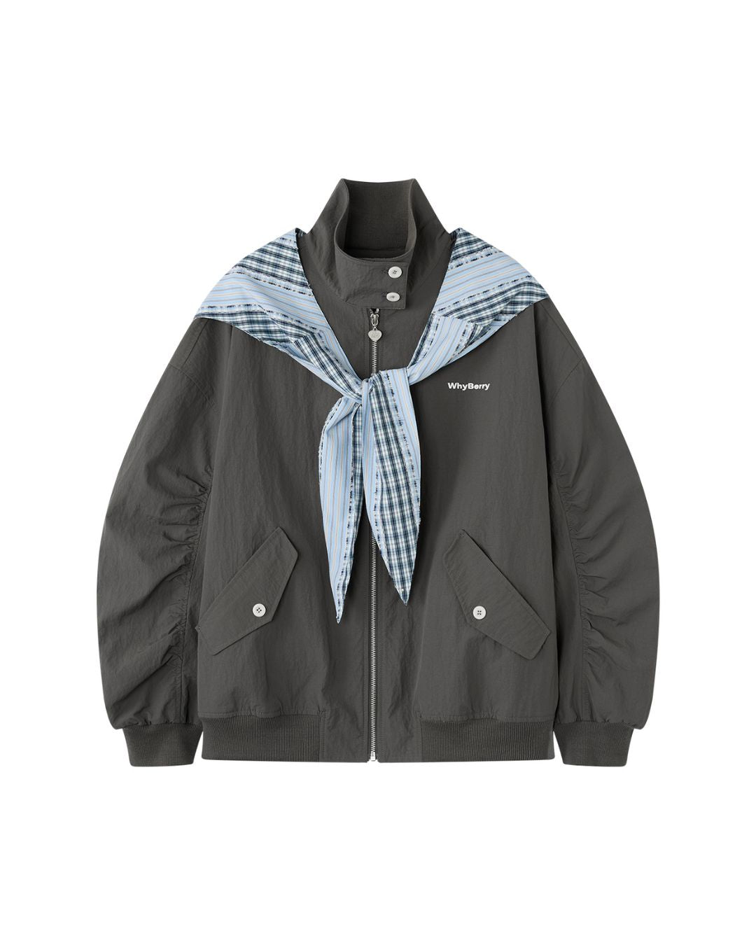 Detachable Hood Stand-collar Jacket　JK030