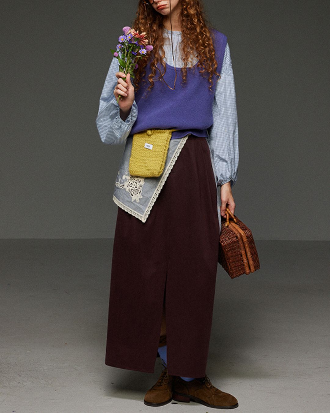 Front And Back 2-way Knit Vest　VT005