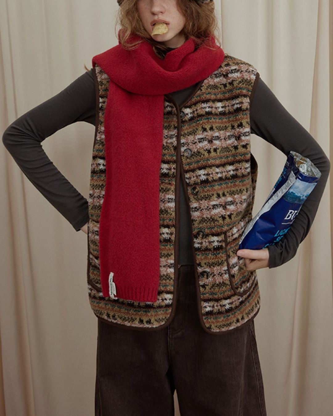 Fleece Reversible Vest　VT008