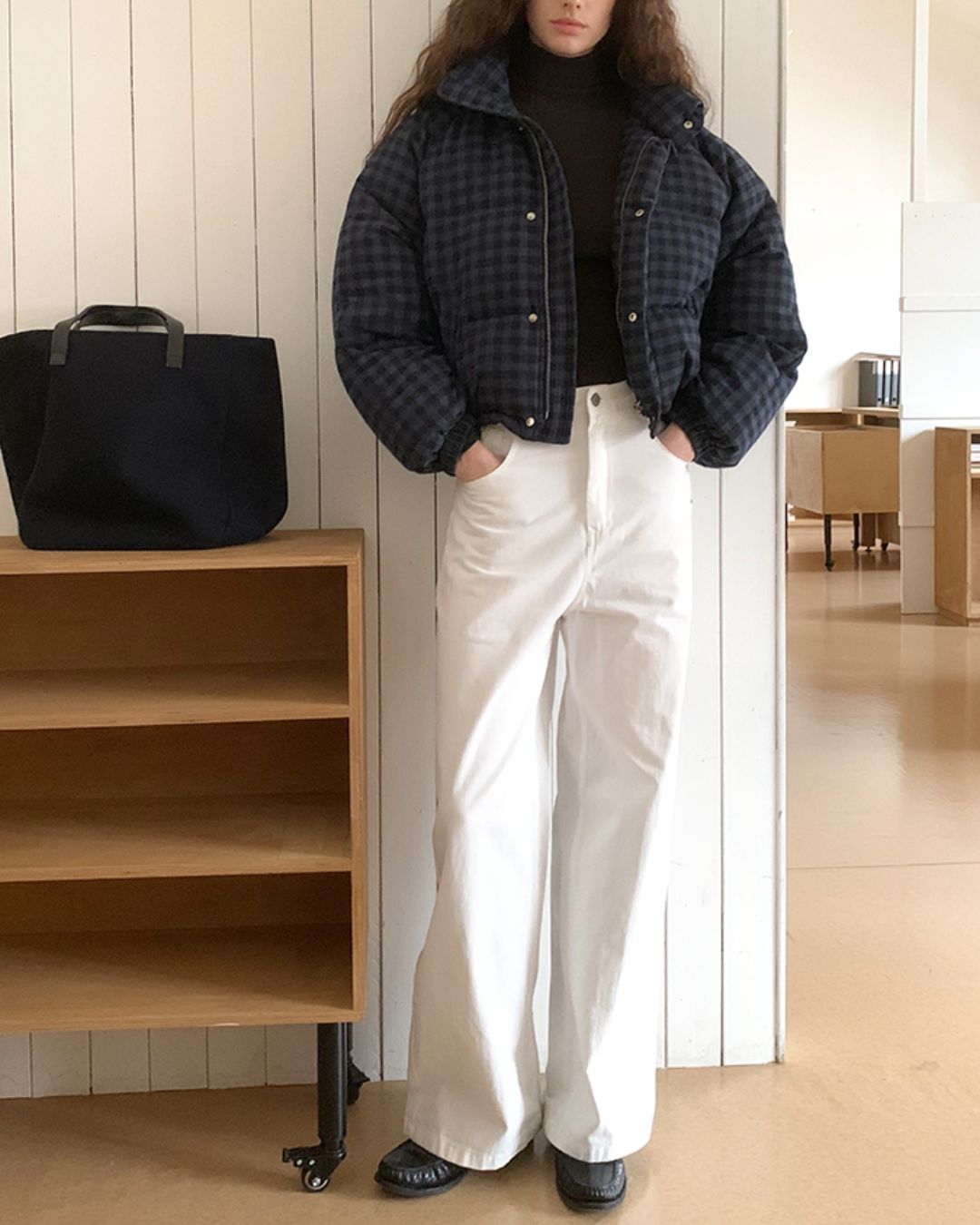 Basic Straight Wide Pants　PT003