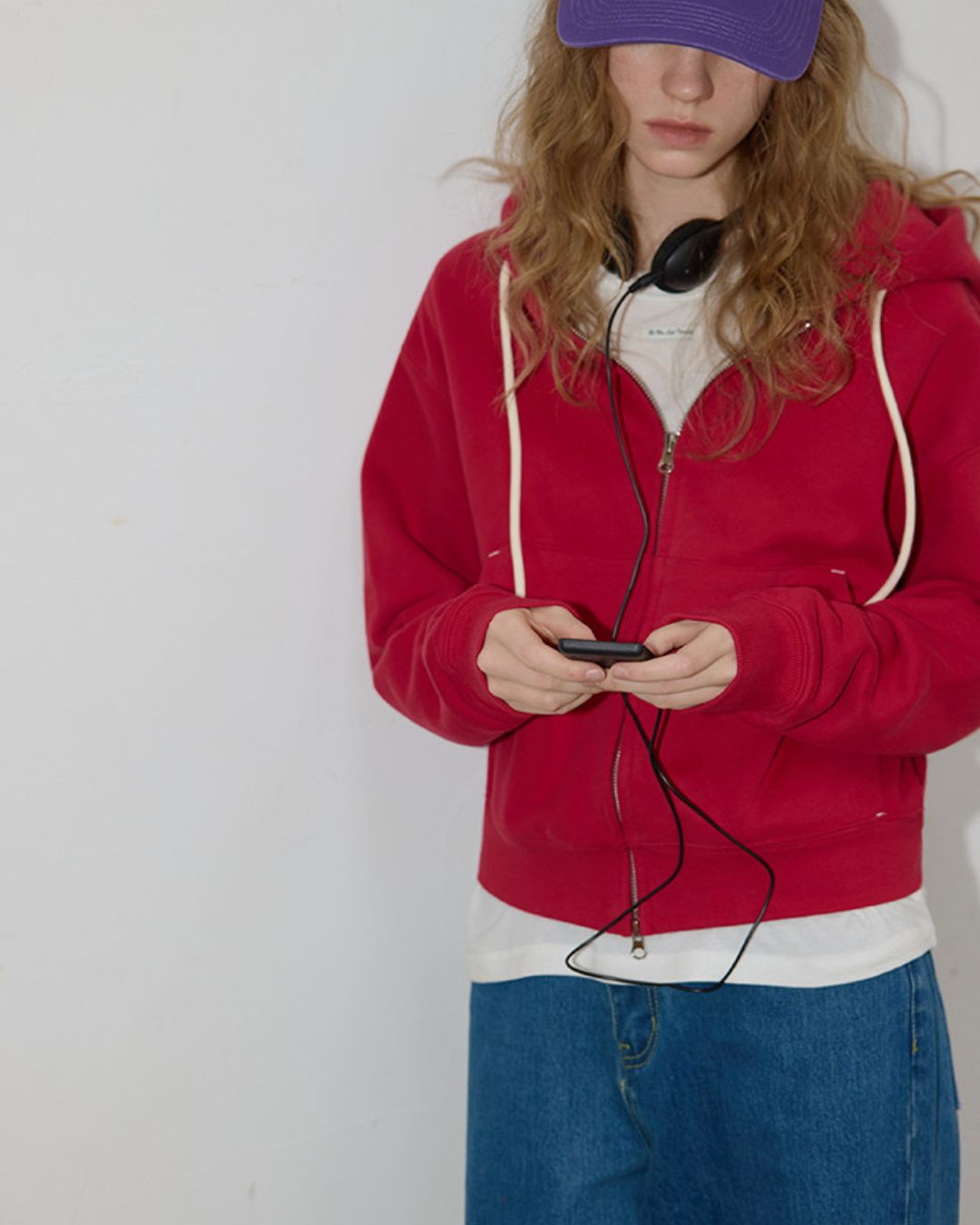 Basic Cotton Brushed Lining Hoodie　HD005