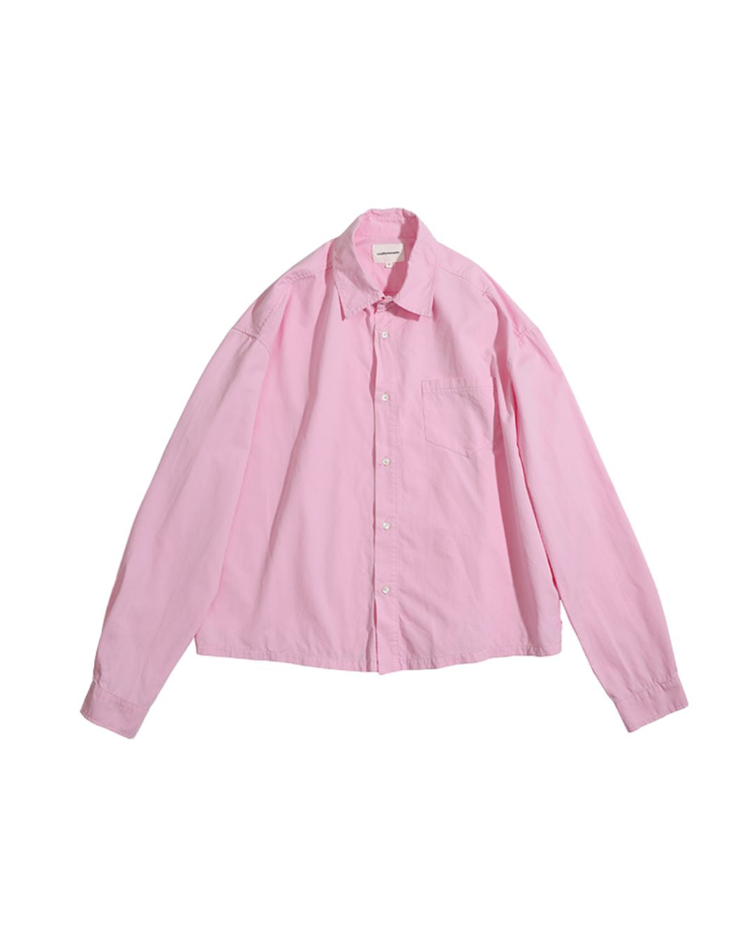 Cropped Cotton Shirt　LS007