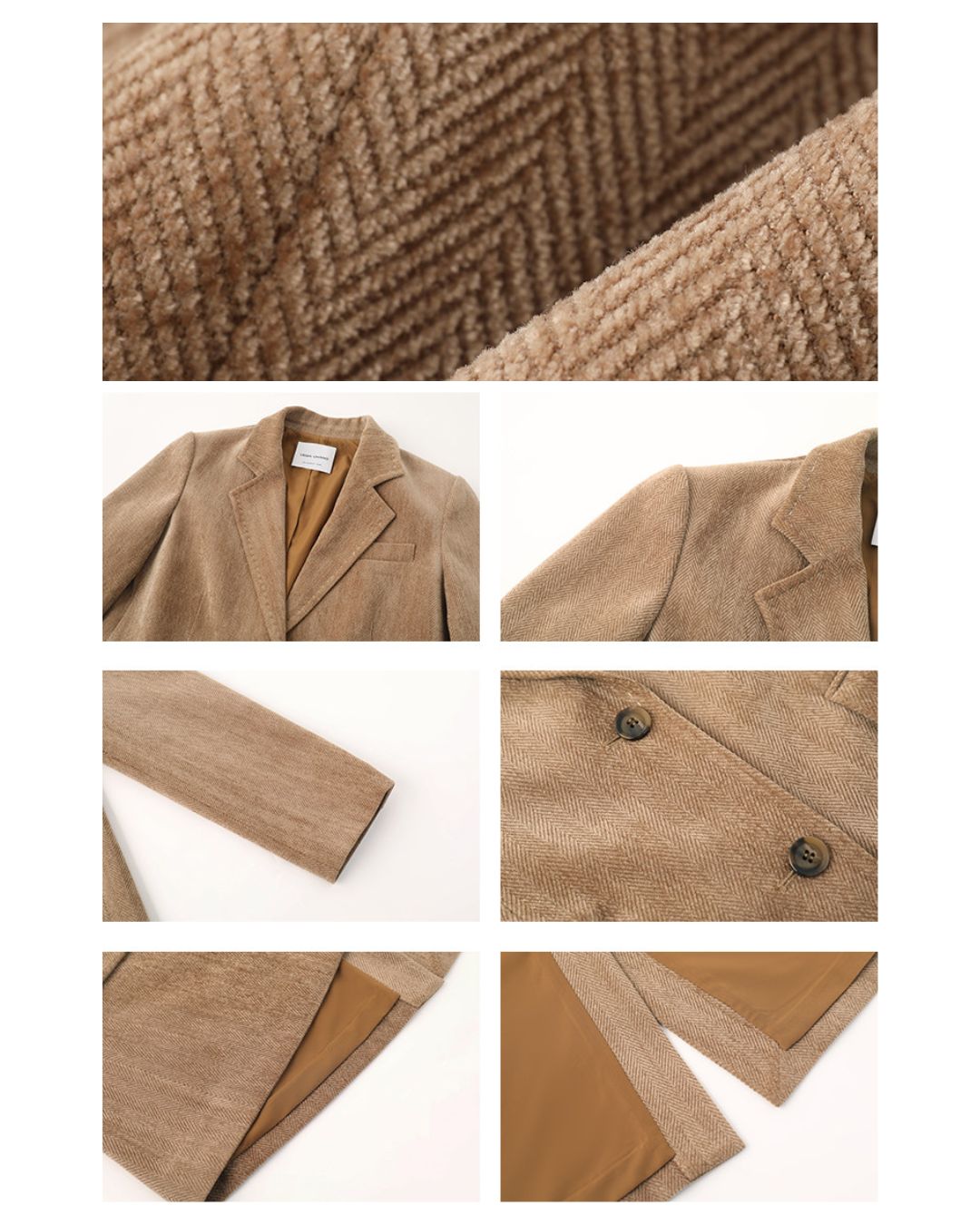 Herringbone Tailored Jacket ＆ Shorts　JK085