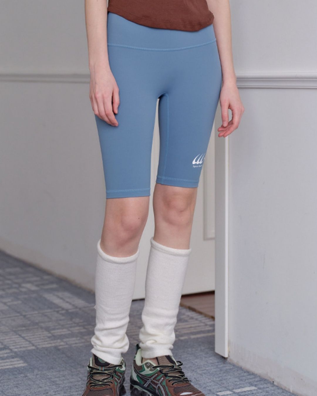 High-waisted Above-the-knee Fitness Pants　SP003