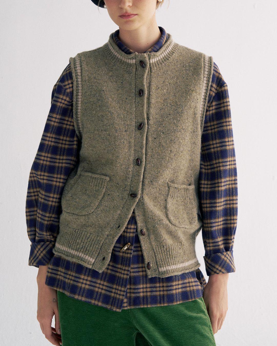 Flannel Cotton Check Shirt　LS039