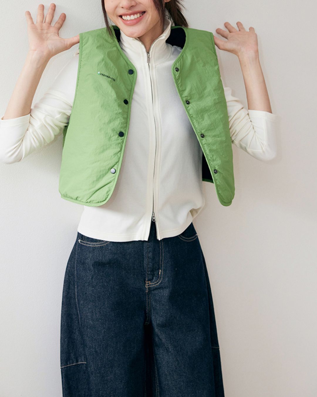 Nylon Quilted Vest　VT001