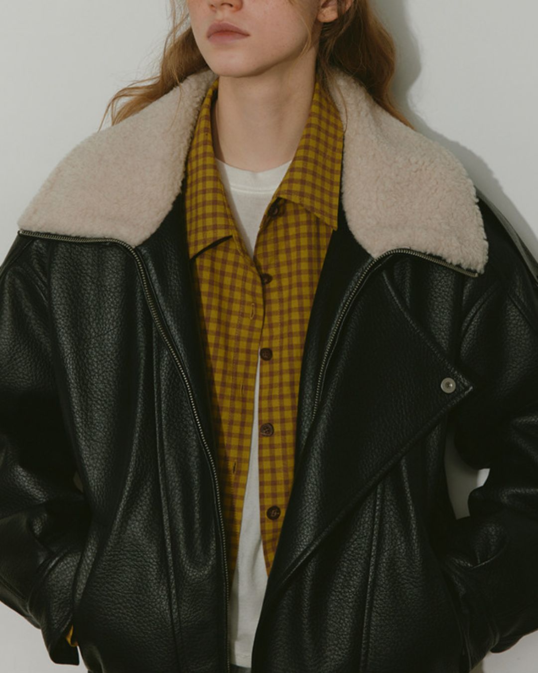 Relaxed Check Shirt　LS046