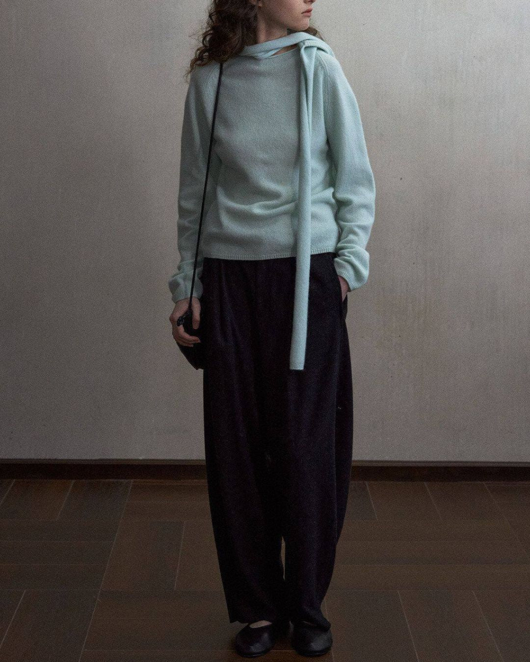 Basic Yak Wool Color Knit Pullover　KN109