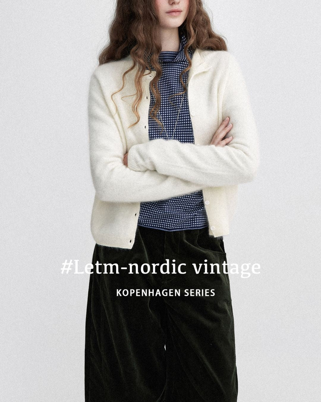 Brushed Knit Cardigan　KN027