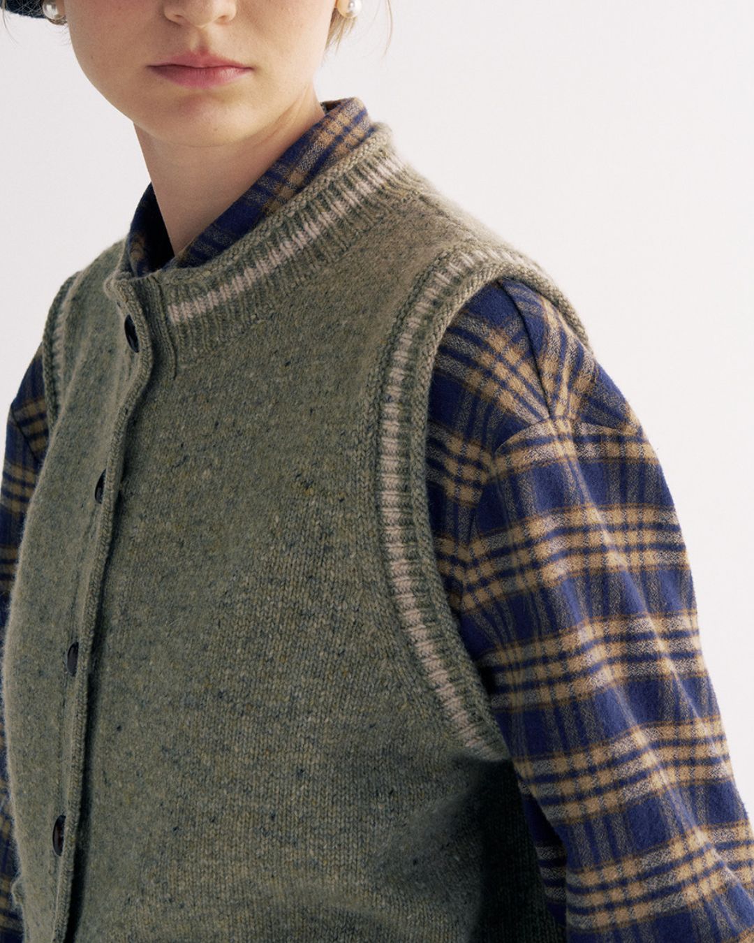 Flannel Cotton Check Shirt　LS039