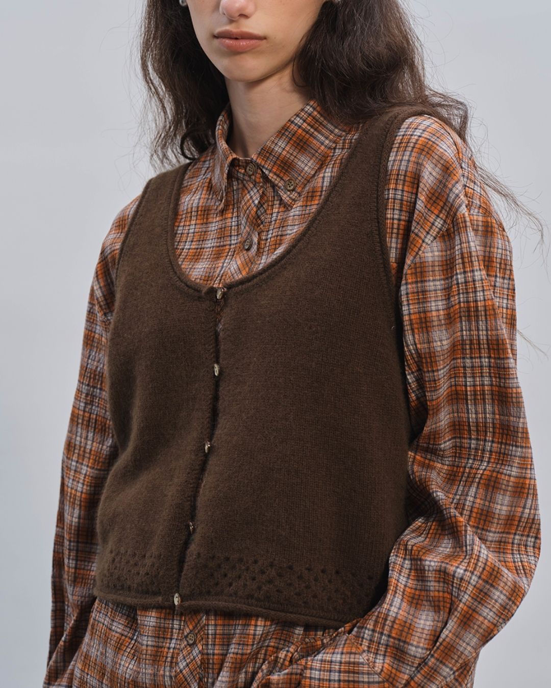 Front And Back 2-way Knit Vest　VT003