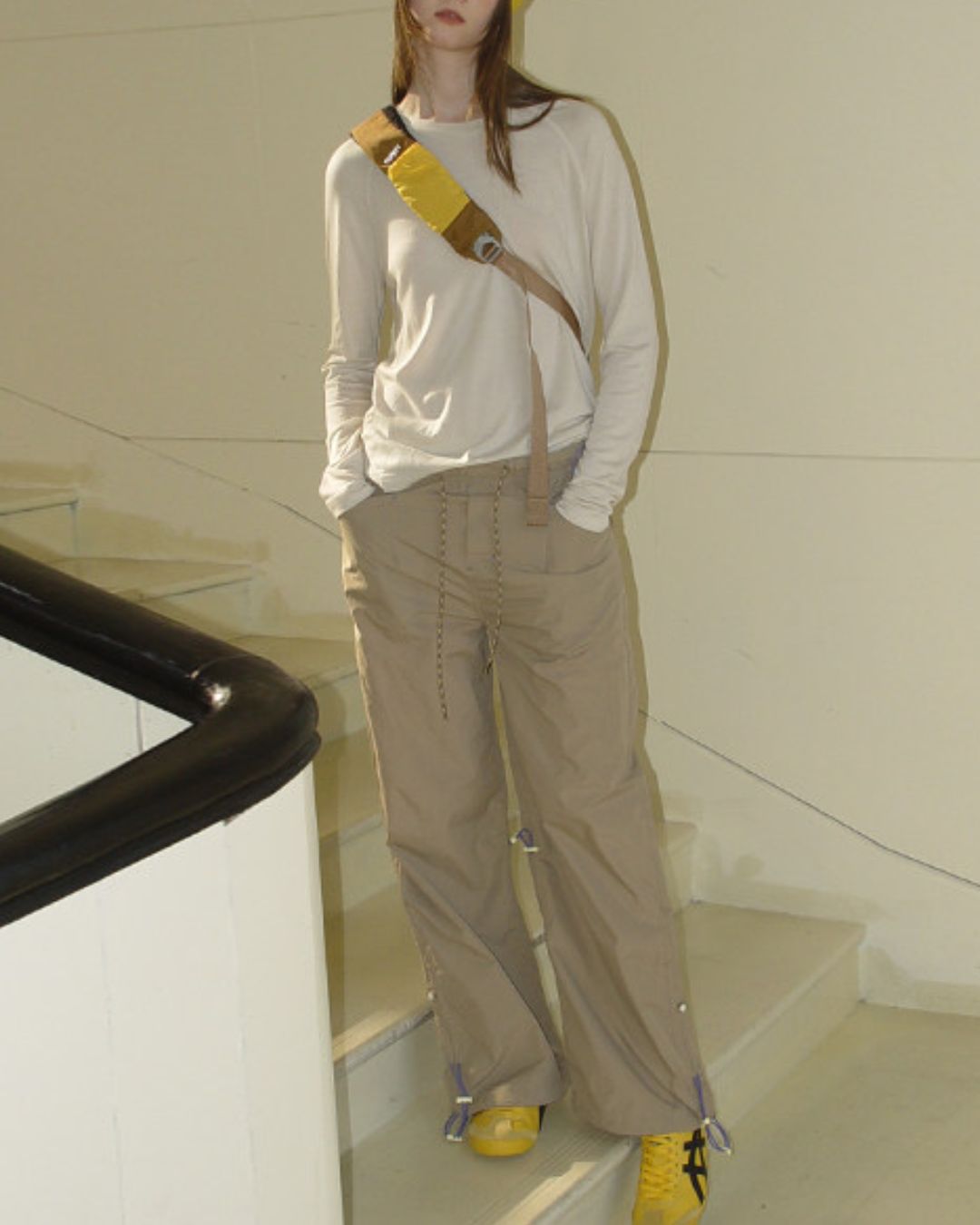 Comfortable Back Logo T-shirt　LT021