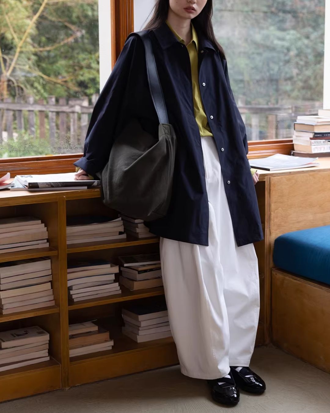 Water-repellent Single-breasted Coat　CT033