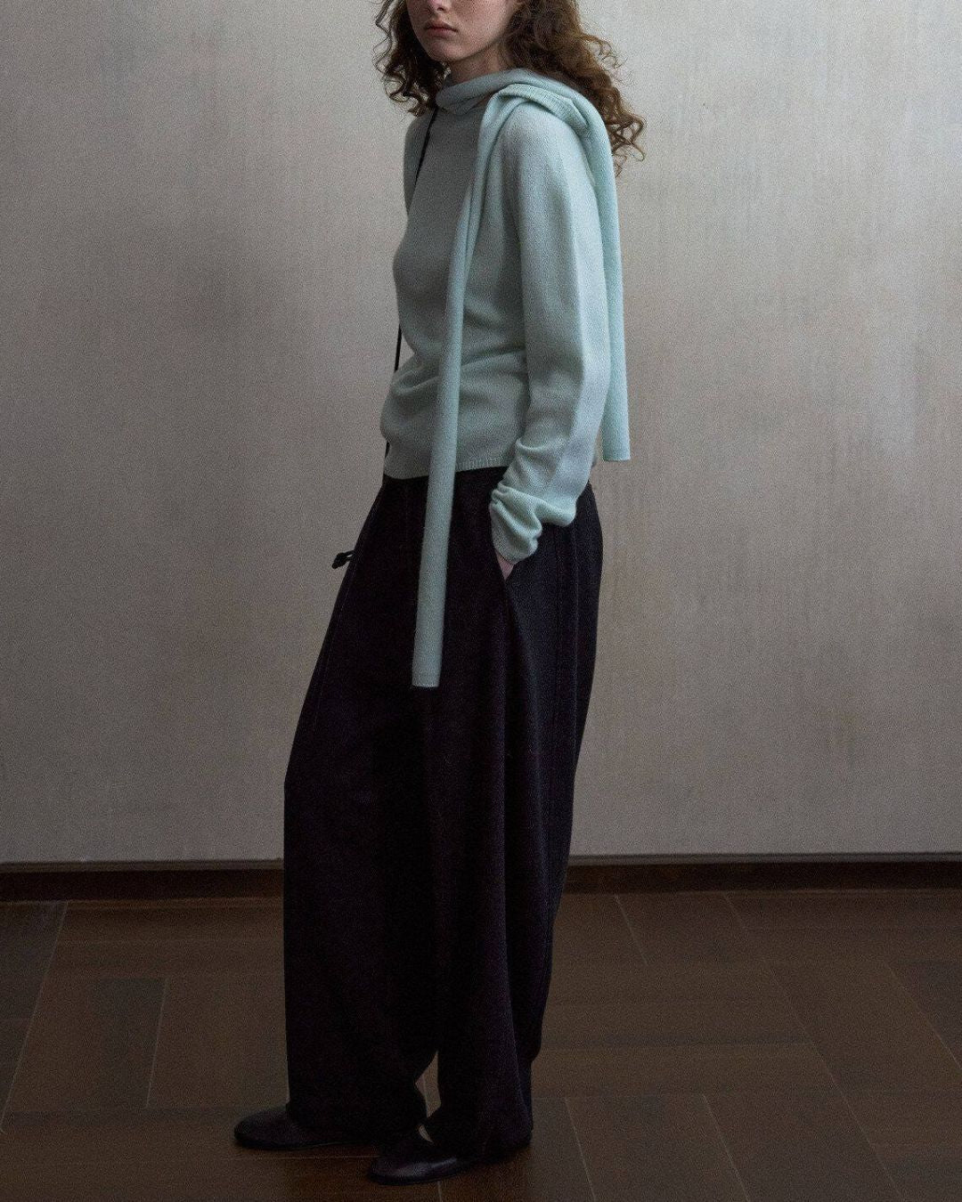 Basic Yak Wool Color Knit Pullover　KN109