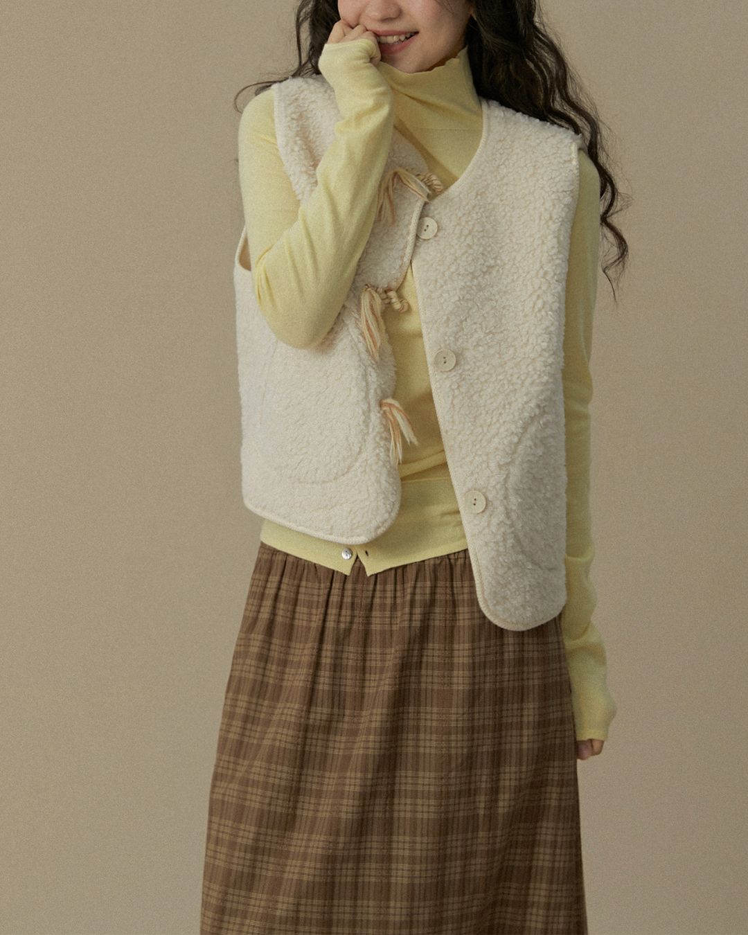 Slim Fit Turtleneck Top　LT018
