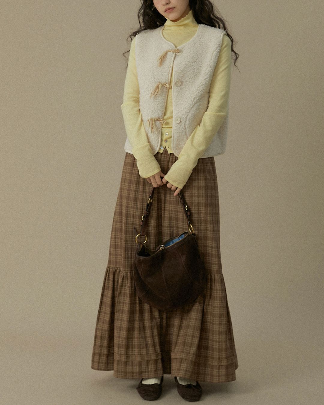 Slim Fit Turtleneck Top　LT018