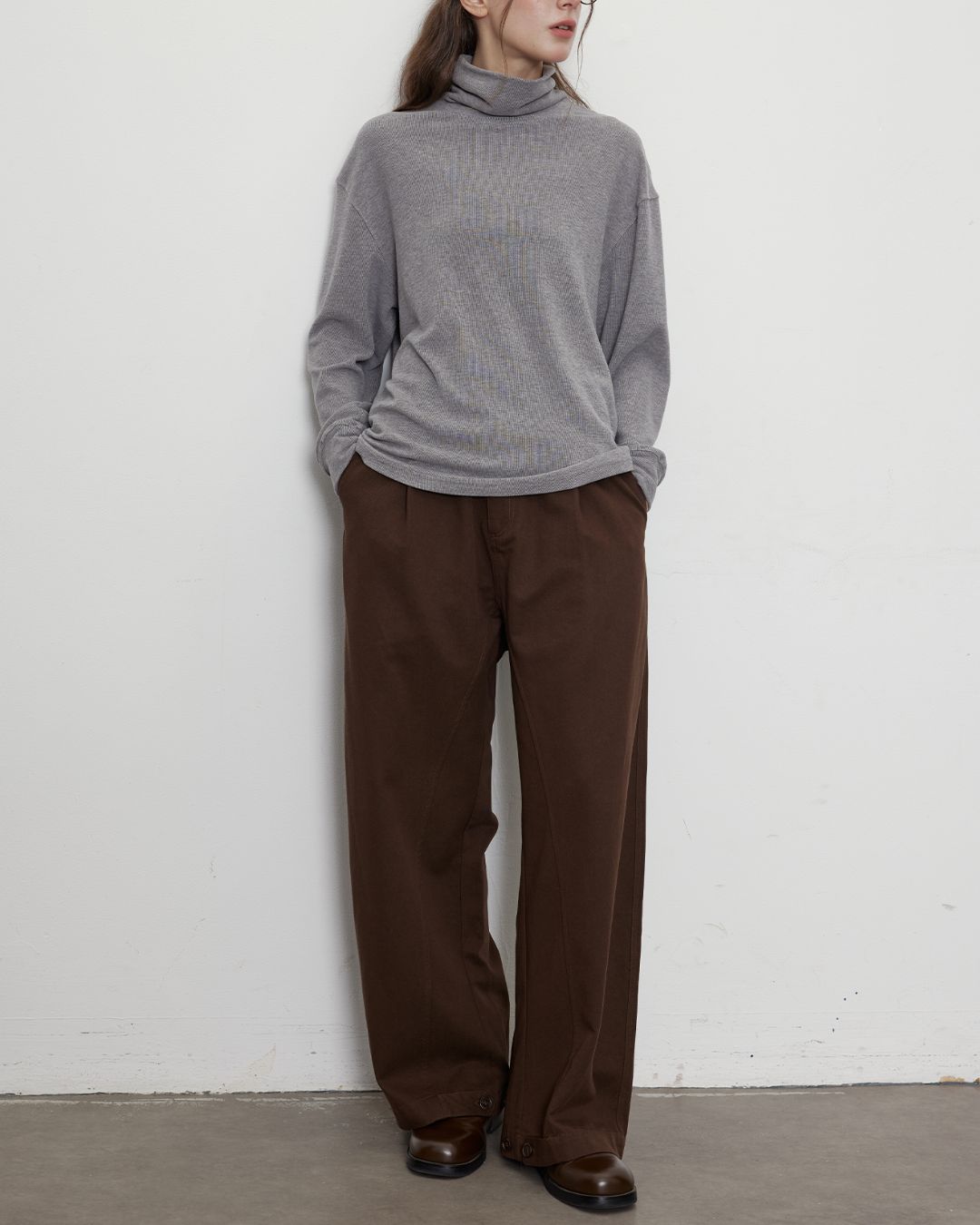 Heat-retaining Turtleneck T-shirt　LT016