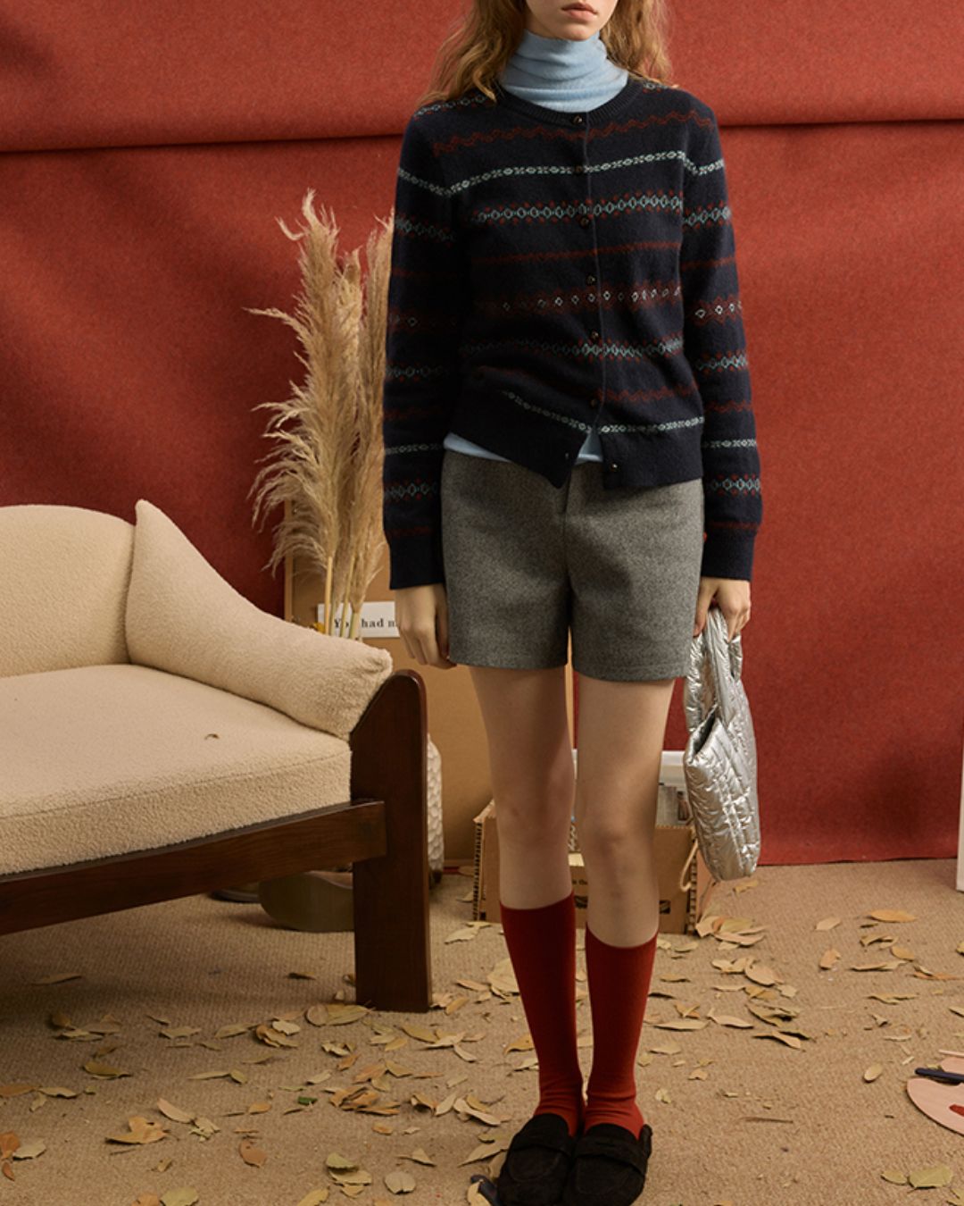 Turtleneck Wool Soft Knit　KN072