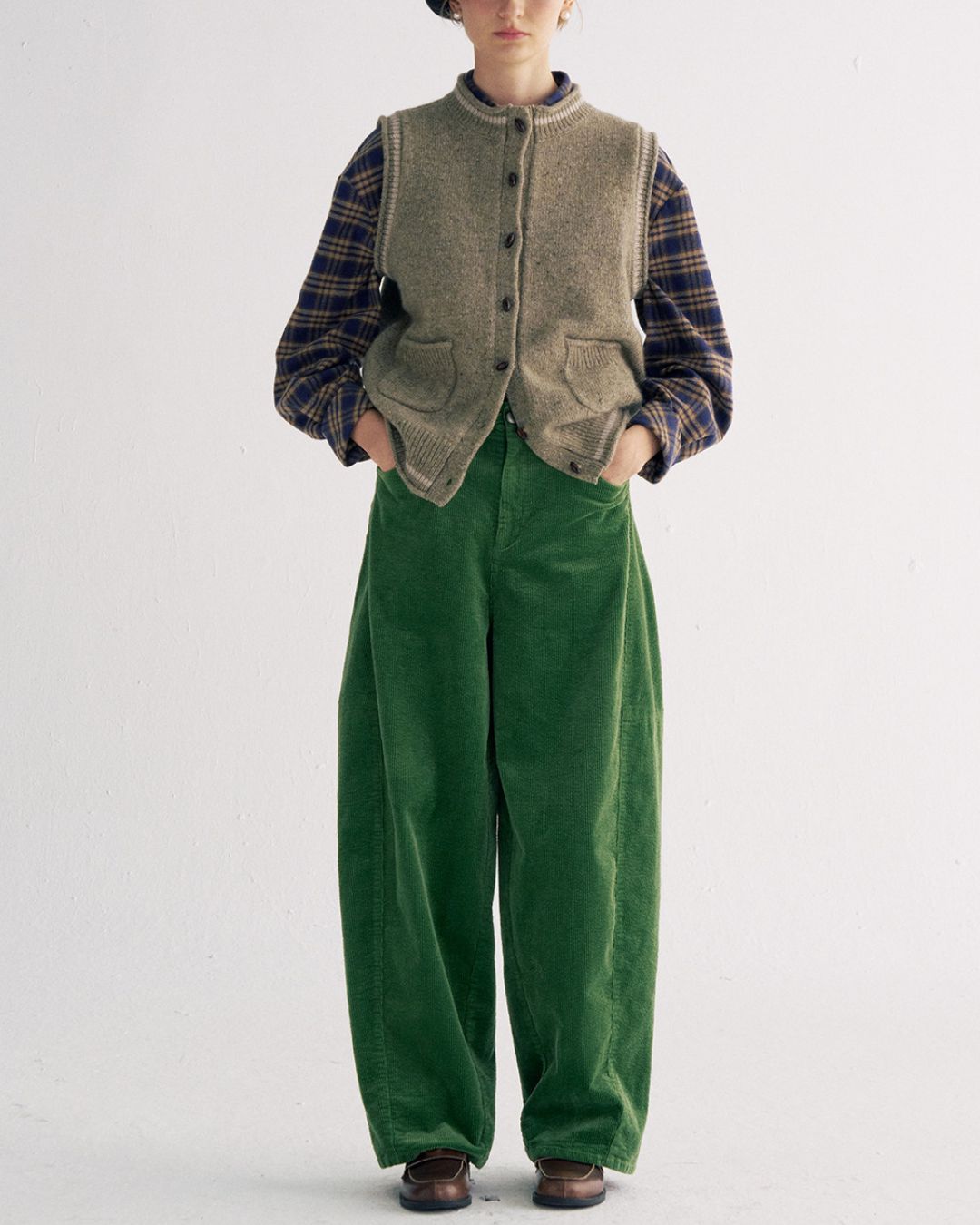 Flannel Cotton Check Shirt　LS039