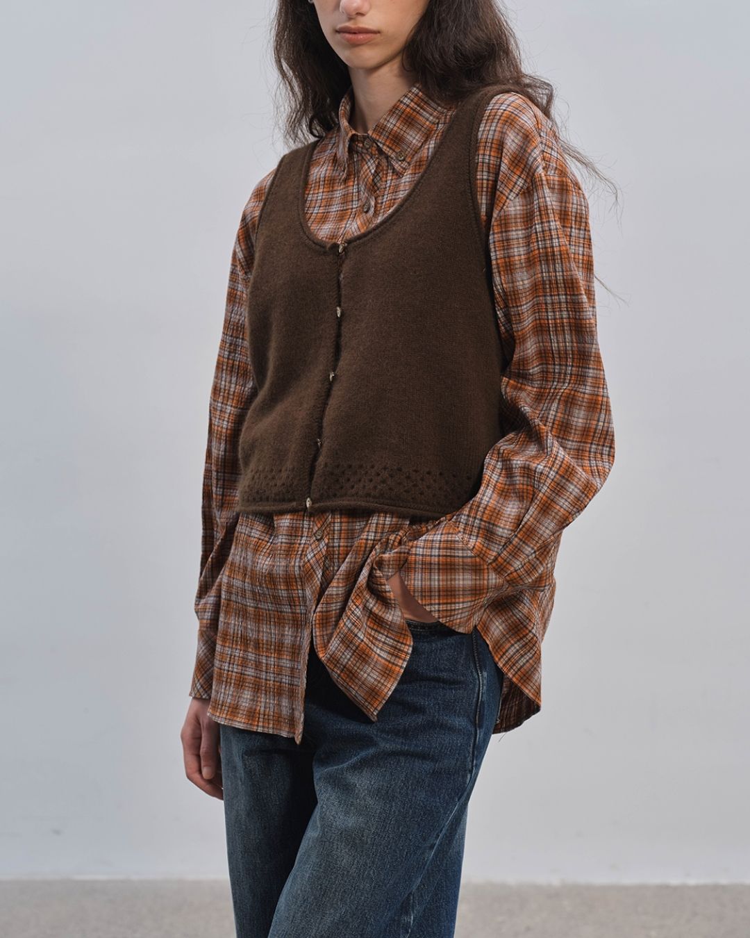 Front And Back 2-way Knit Vest　VT003