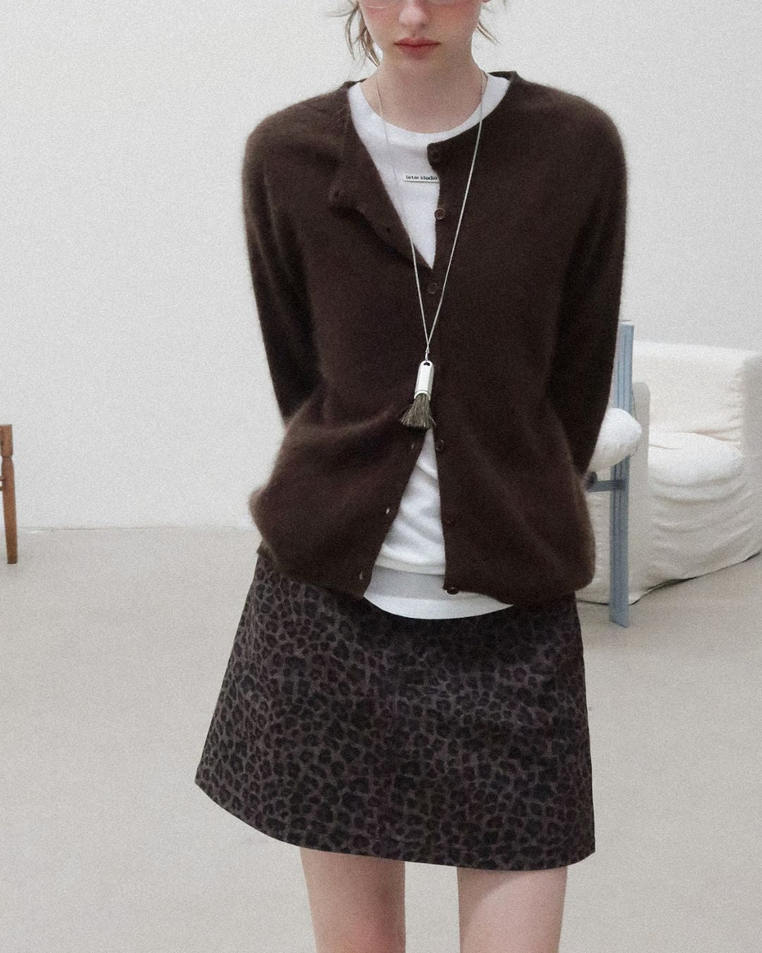 Brushed Knit Cardigan　KN027