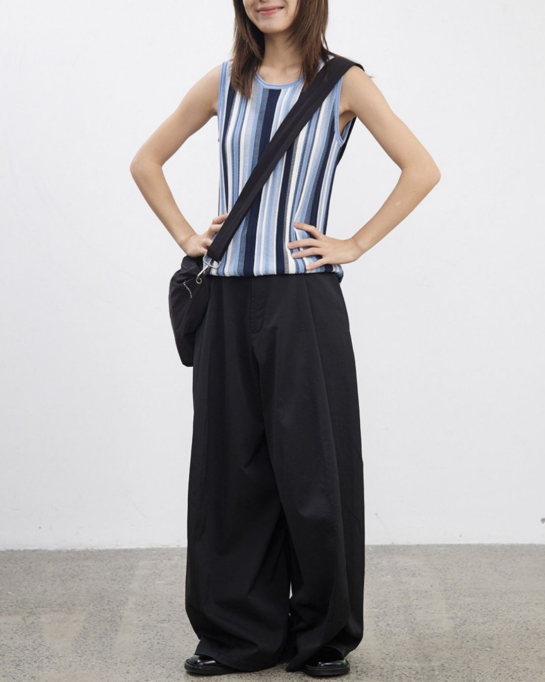 Relaxed Drape Pants　PT046