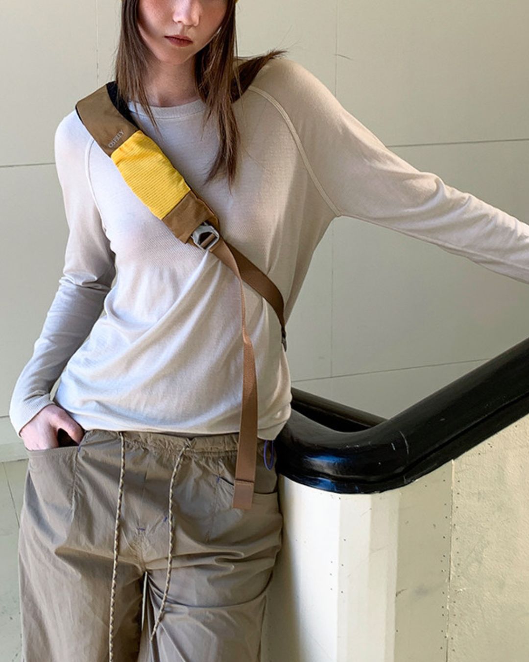 Comfortable Back Logo T-shirt　LT021