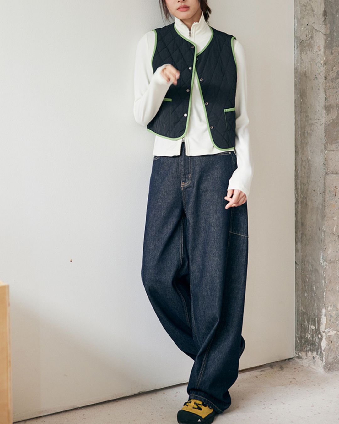 Nylon Quilted Vest　VT001