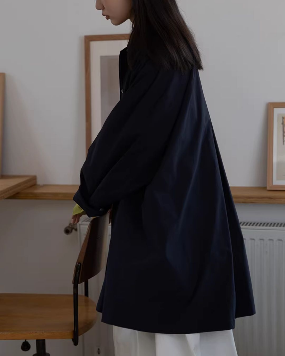 Water-repellent Single-breasted Coat　CT033