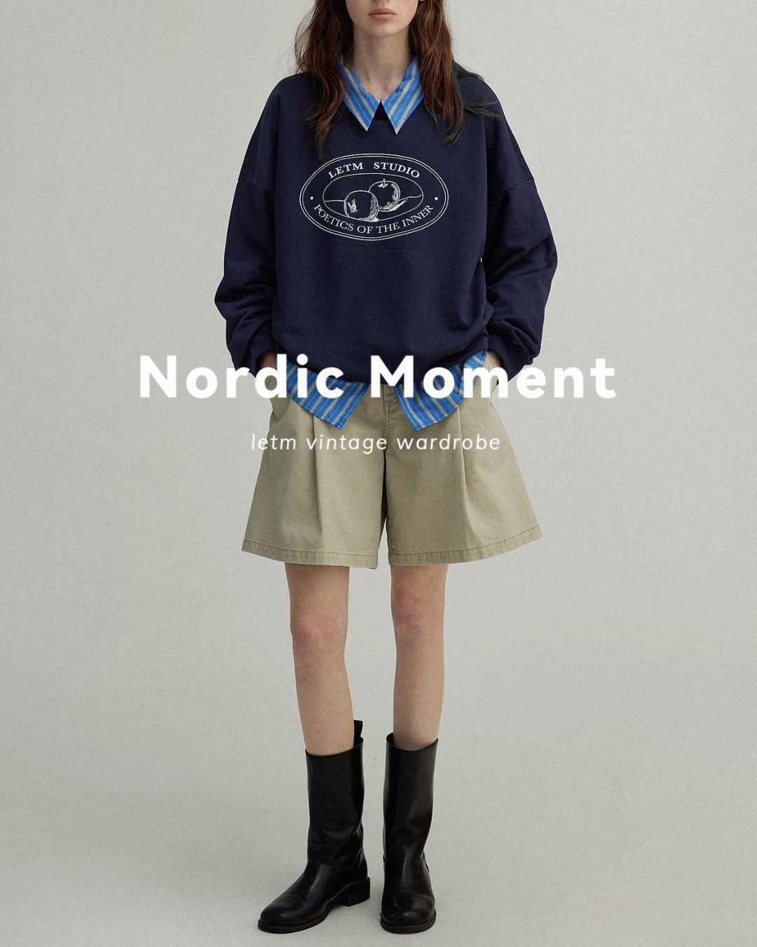 Letter Printed Sweat　SW003