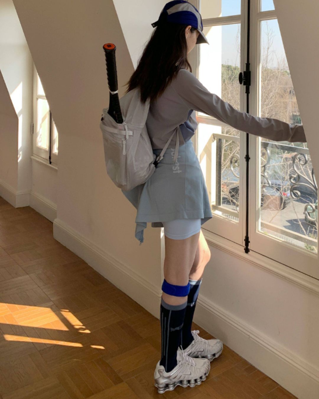 Color Block Sports Knee Socks　OR001
