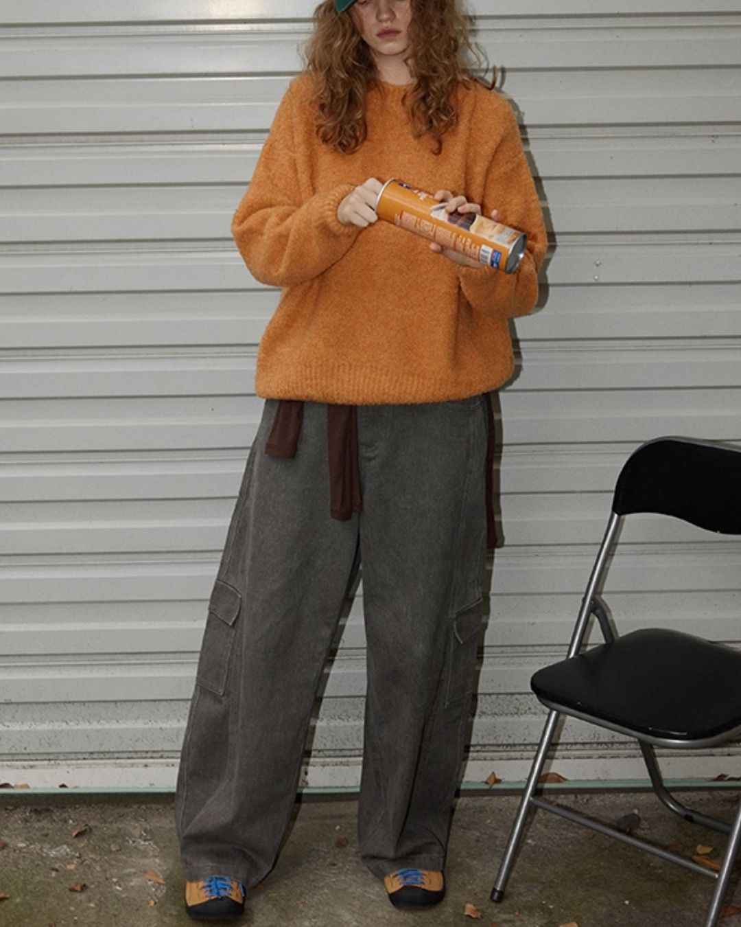 Wool Crew Neck Sweater　KN046