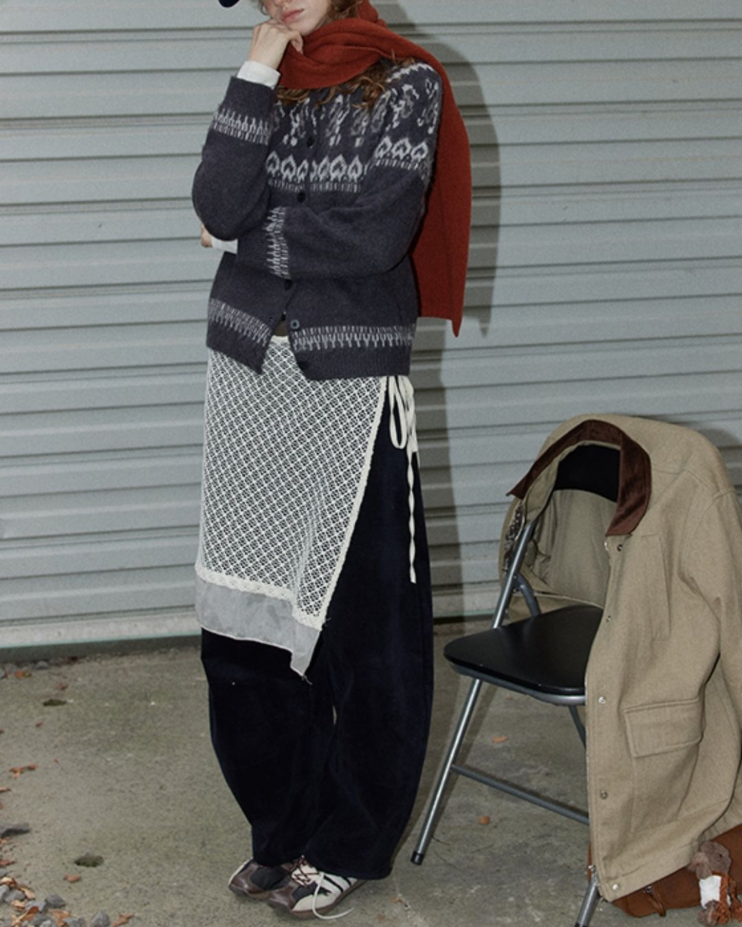 Corduroy Curve Pants　PT024