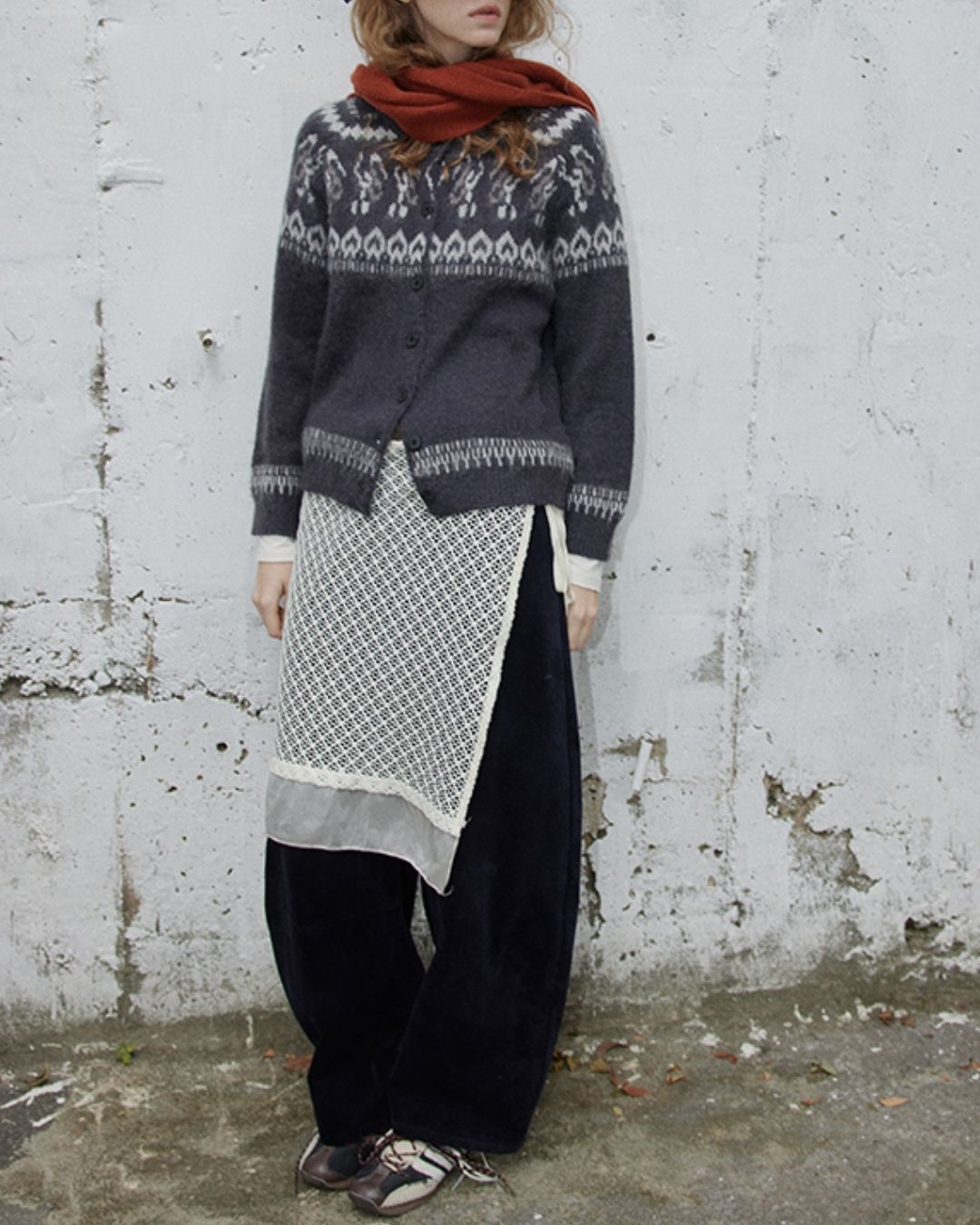 Corduroy Curve Pants　PT024