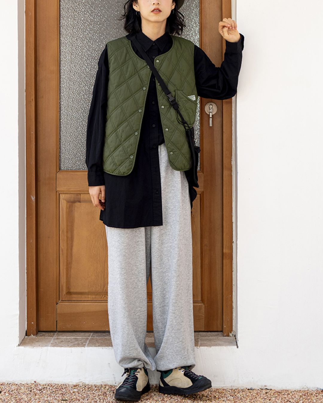 Nylon Quilted Vest　VT001