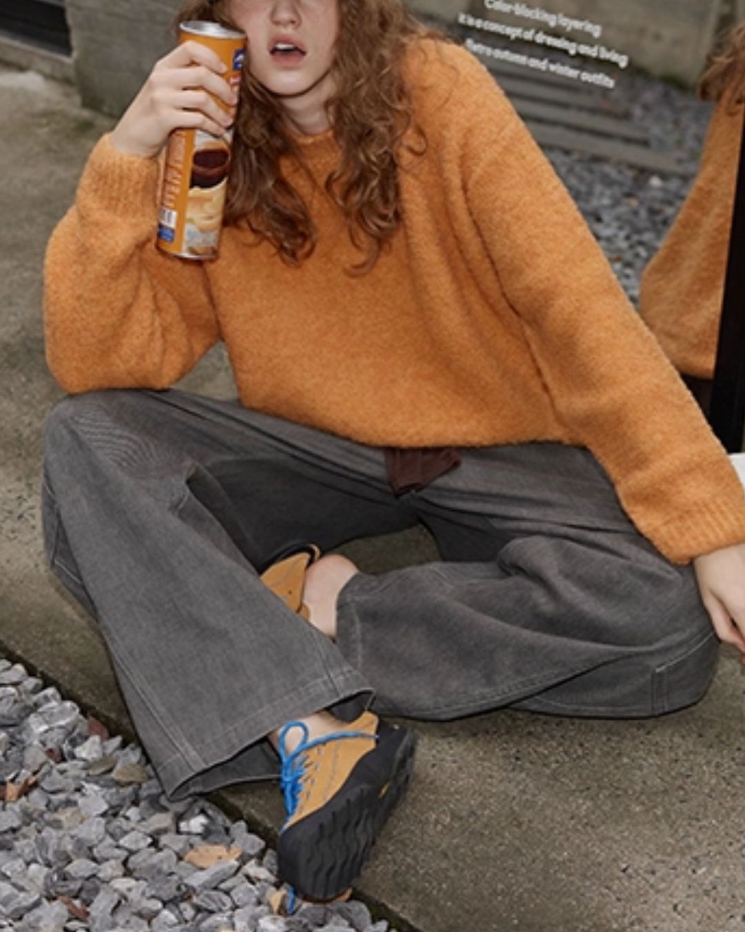 Wool Crew Neck Sweater　KN046