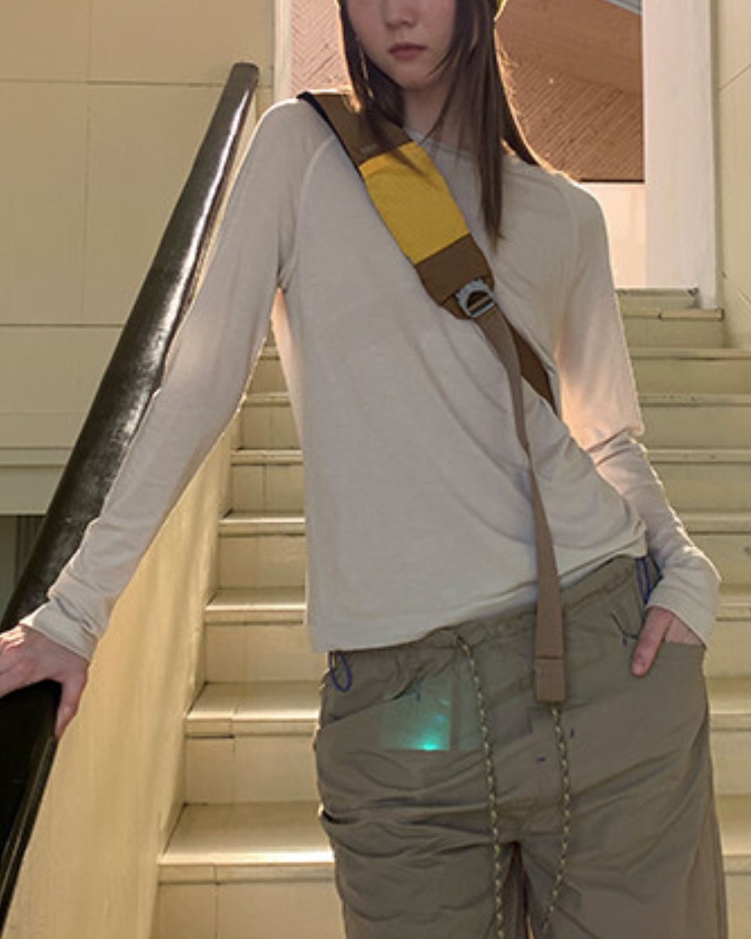 Comfortable Back Logo T-shirt　LT021