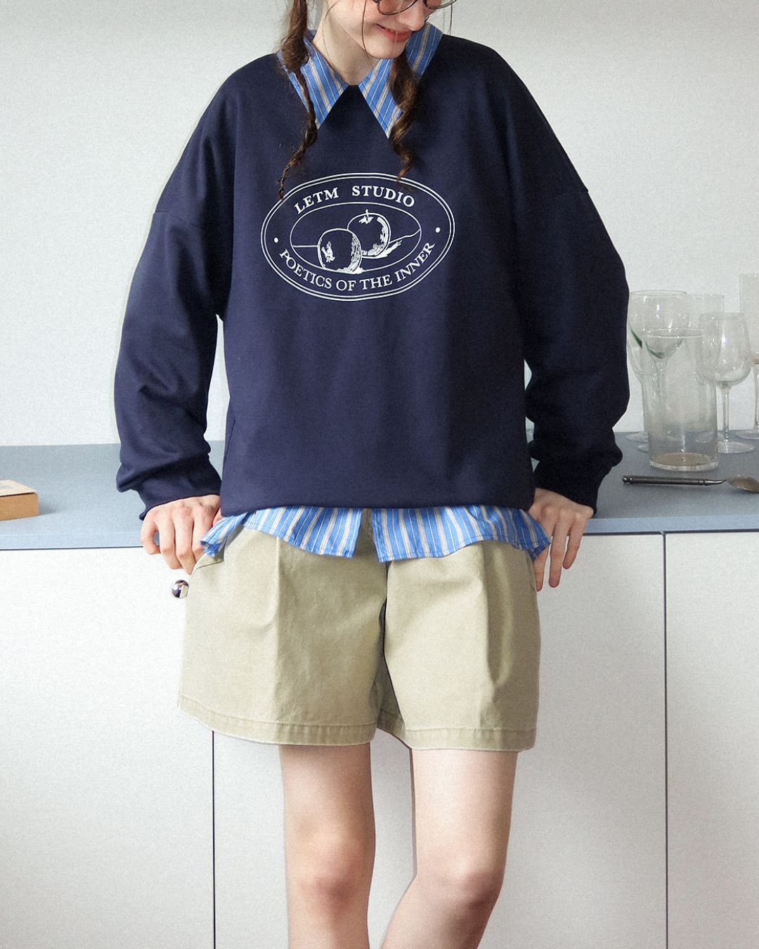 Letter Printed Sweat　SW003