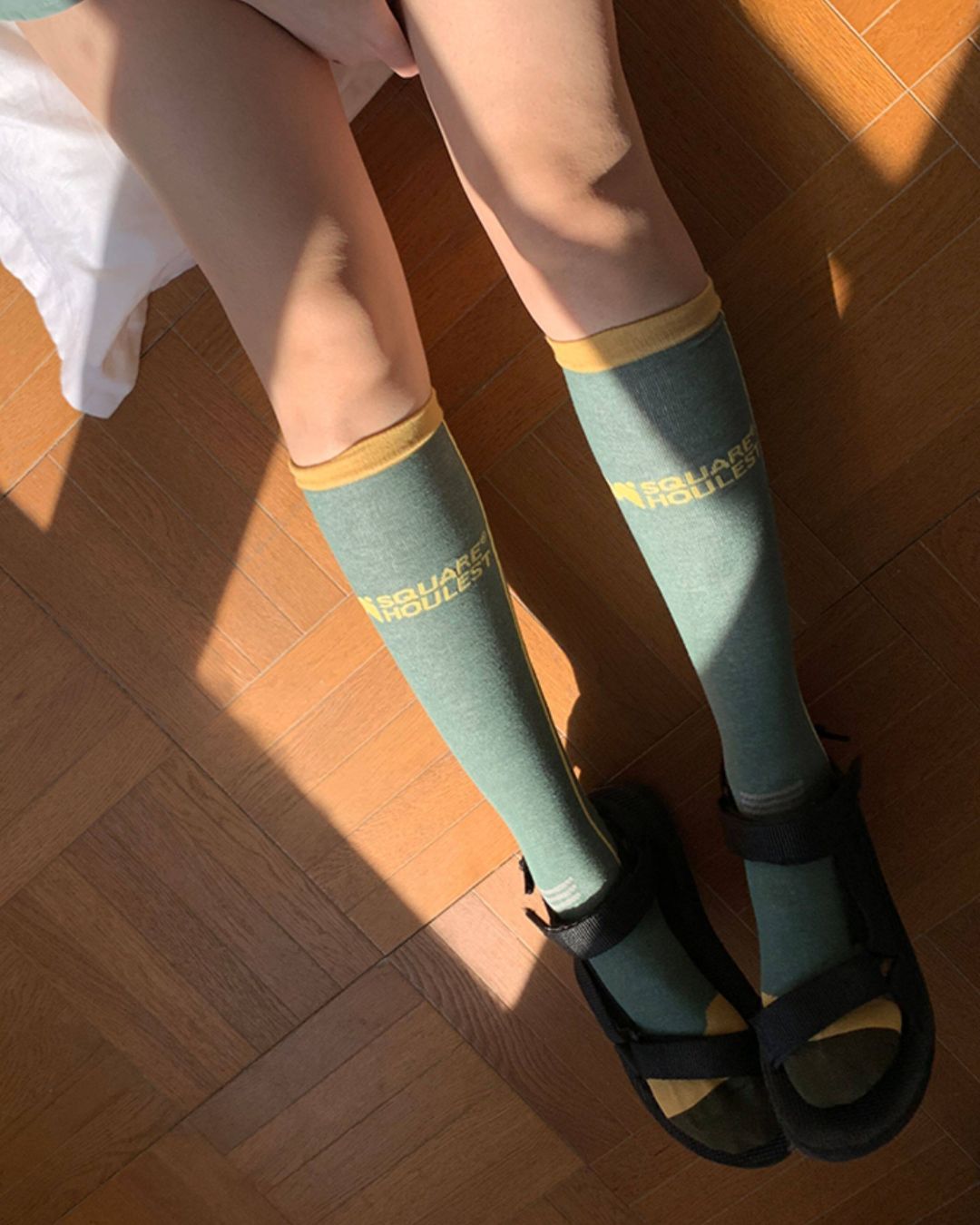 Color Block Sports Knee Socks　OR001