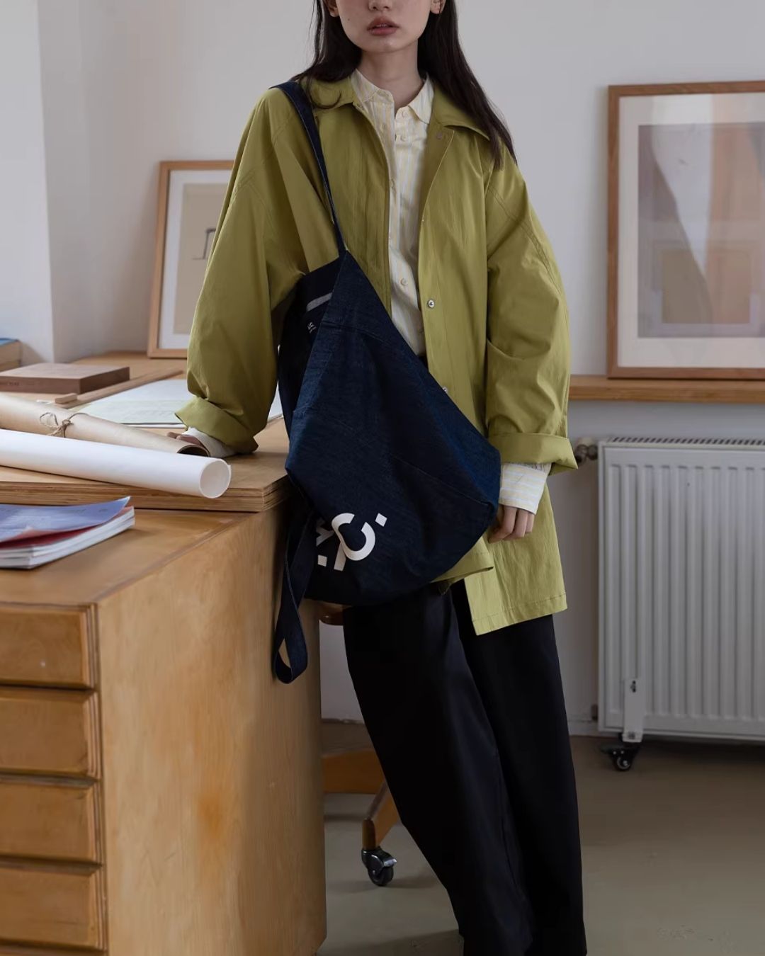 Water-repellent Single-breasted Coat　CT033