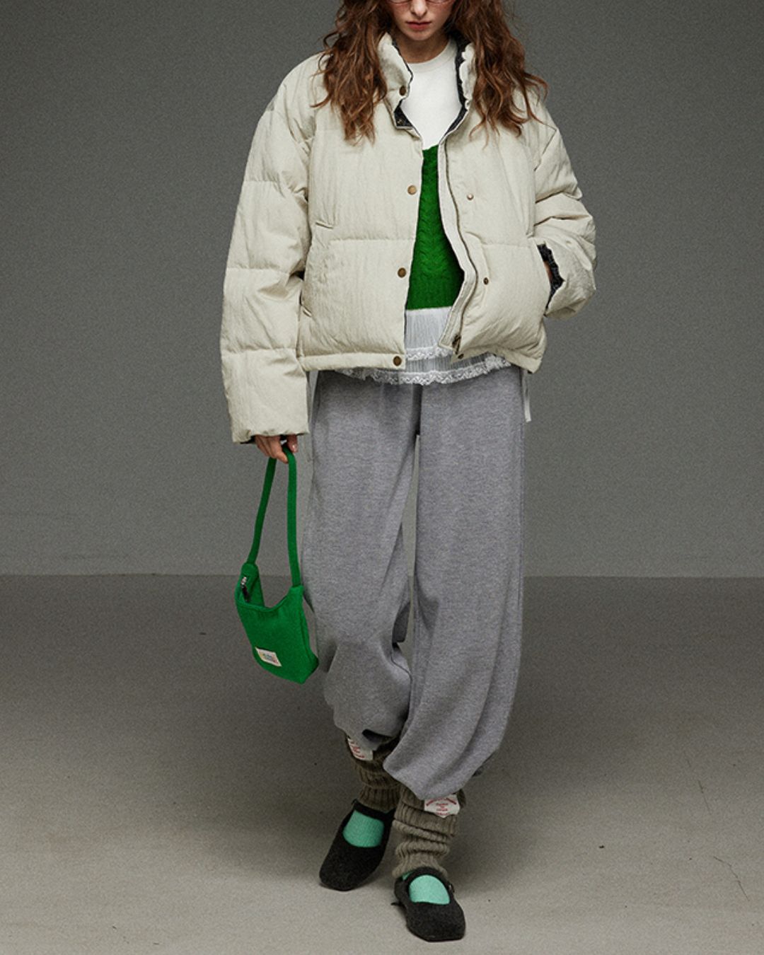 Cable Knit Camisole Vest　KN054