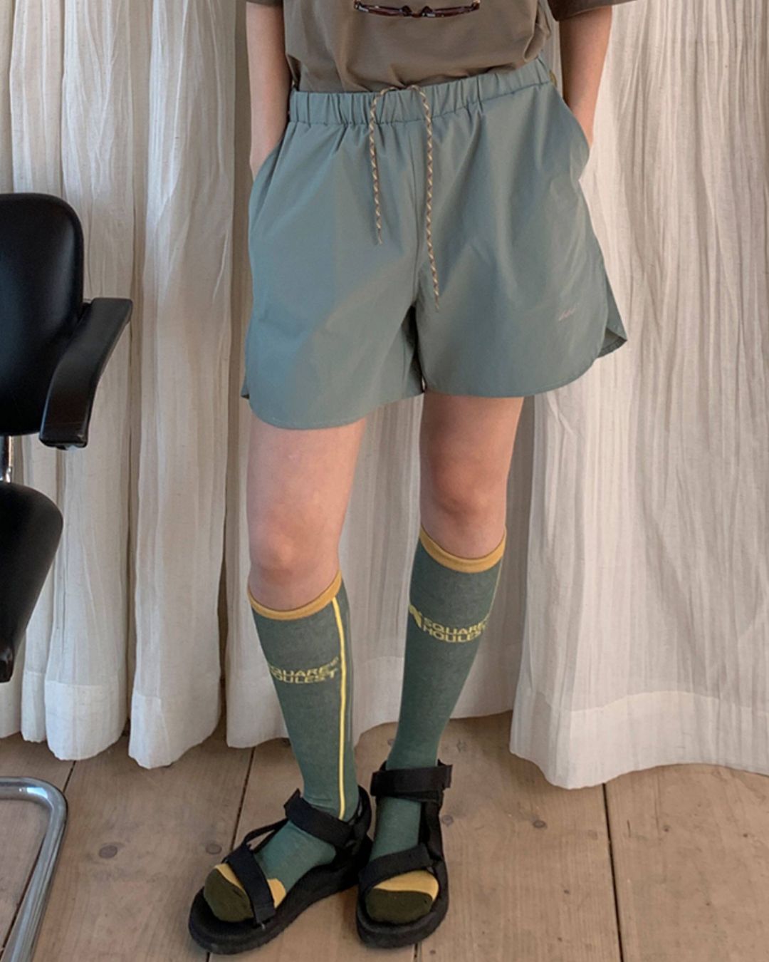 Color Block Sports Knee Socks　OR001