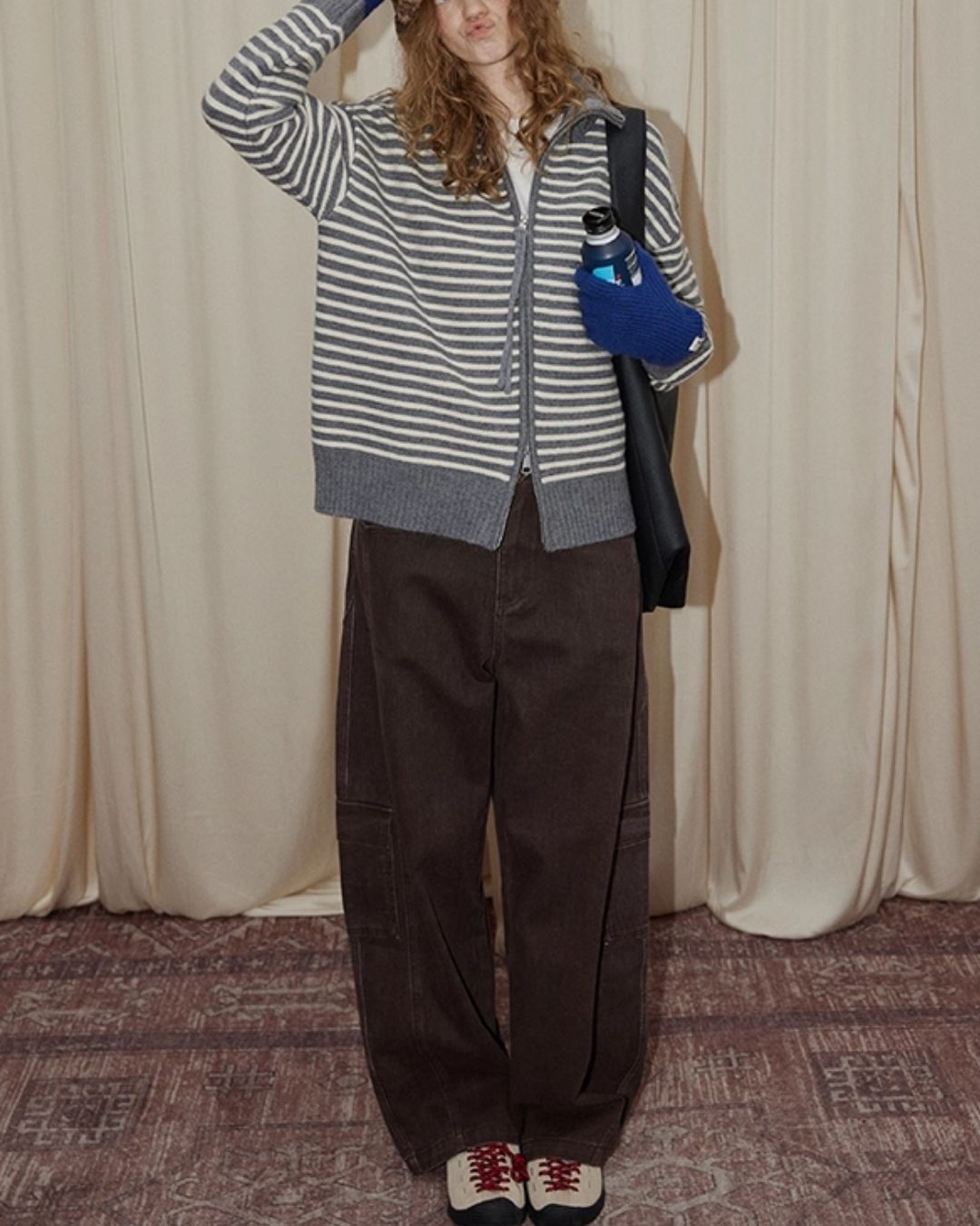 Work Denim Wide Pants　DP008