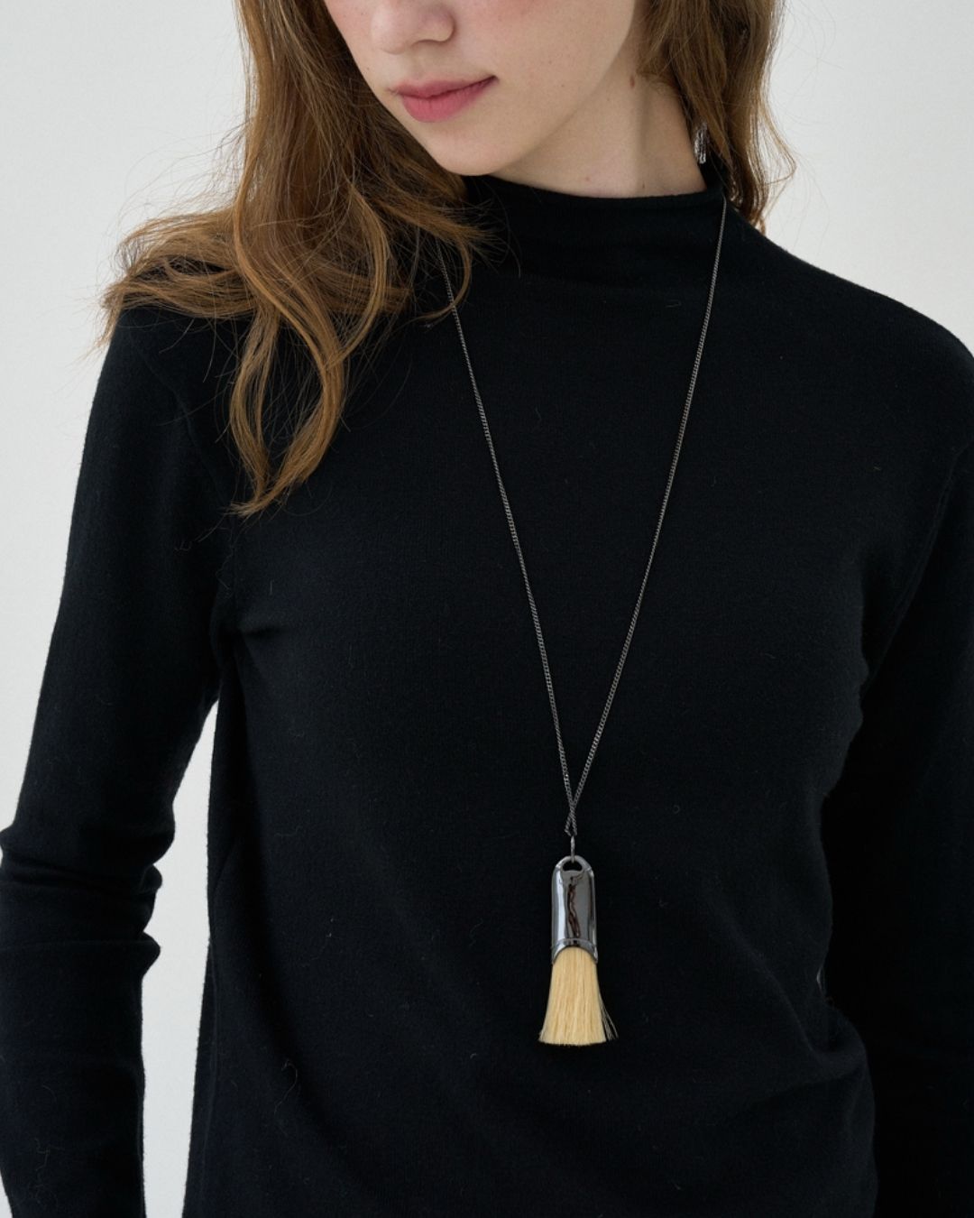 Mock Neck Seamless Knit　KN077