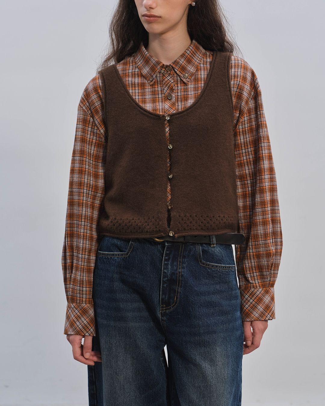 Front And Back 2-way Knit Vest　VT003