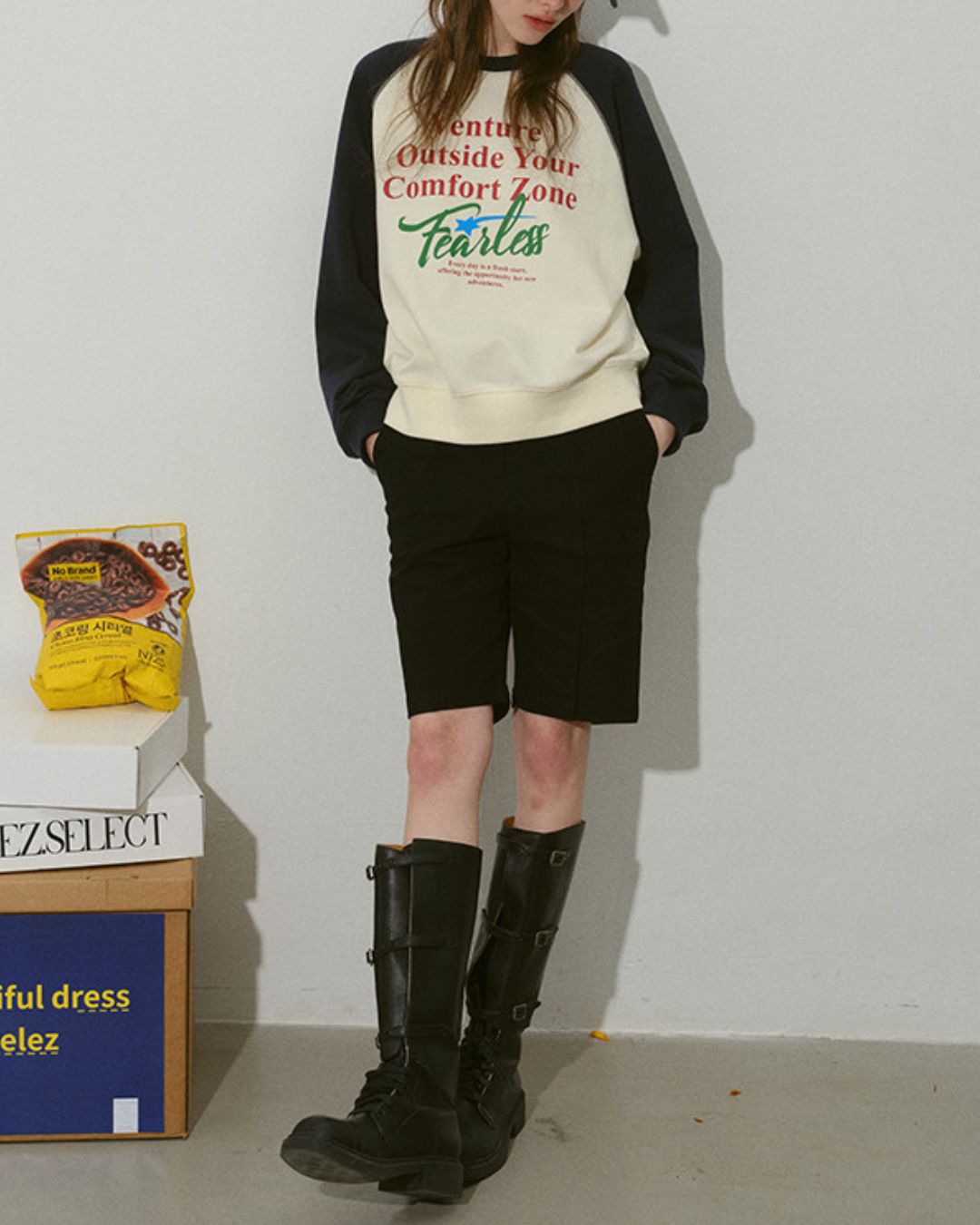 Basic Straight Half Pants　SP004