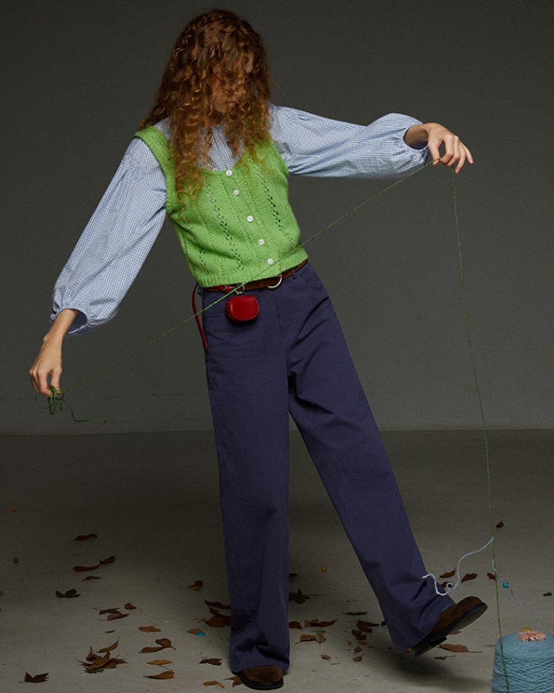 Puff Sleeve Shirt Pullover　LS030